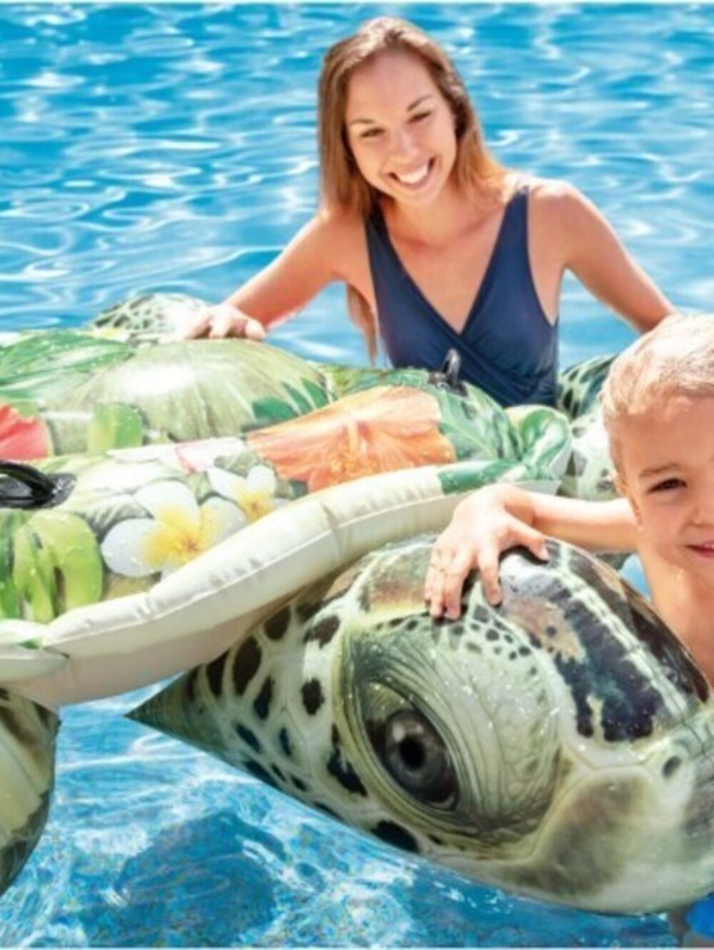 Intex Large Inflatable Turtle Float-75x67" - Picture 2 of 2